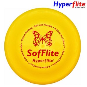 Frisbee initiation SOFFLITE Hyperflite pour chien  : Sofflite jaune | Taille : 18 cm /70g Hyperflite