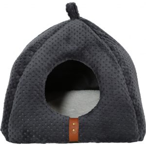 Abri Igloo PALOMA pour chat. 39x38x32 cm. Couleur gris. – Animall Paradise