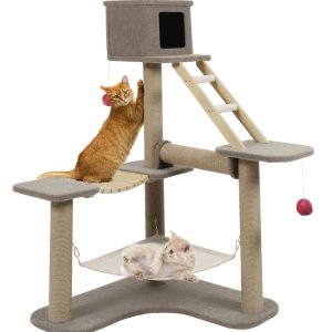 Arbre à chat Cat Park 3. taille 124 x 98 x 132 cm. pour chat.