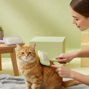 BROSSE POUR CHAT À POIL LONG | DoucePatte™
