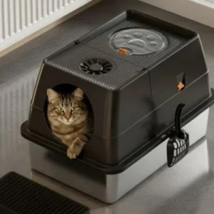 BAC À LITIÈRE CHAT | Design Anti-Odeurs™