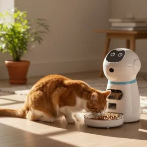 DISTRIBUTEUR AUTOMATIQUE DE CROQUETTES CHAT | RoboFeed™