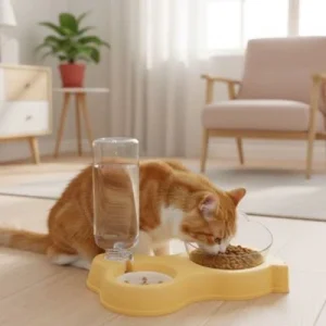 GAMELLE POUR CHAT | Anti-débordement™