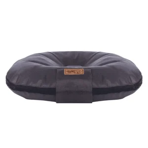 Coussin indestructible lavable marron foncé pour chien