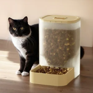 Distributeur croquettes pour chat | MonChatDisoquette™