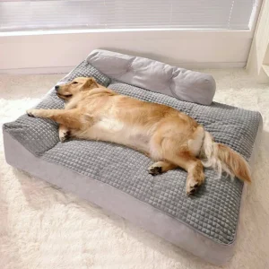 Panier XXL déhoussable et confortable pour chien