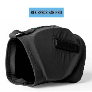 Rex Specs EAR PRO – protection auditive pour chien  : EAR PRO – NOIR | Taille : T3 Rex Specs K9